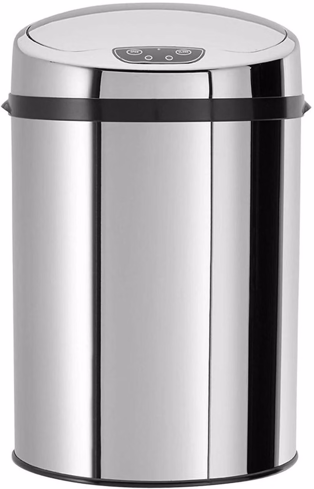 Azomor: cestino per rifiuti automatico con sensore a infrarossi per il bagno, 9 litri