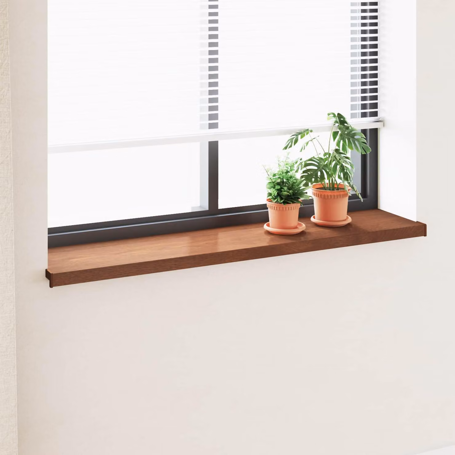 Soglia della Finestra Legno Marrone 120 x 35 x 4,5 cm PVC