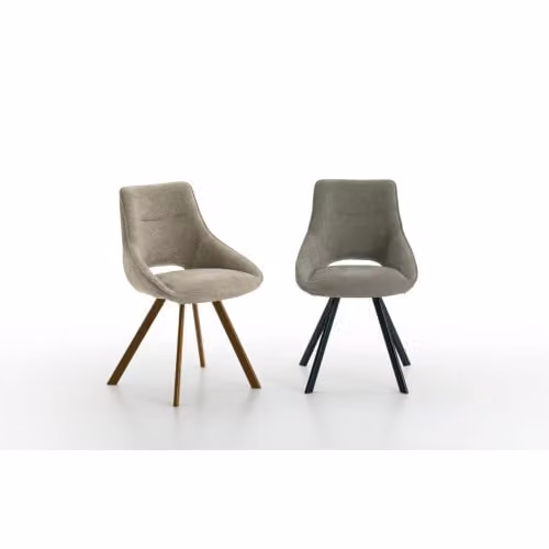 Sedia elegante fissa o girevole con seduta avvolgente Kudo - Target Point