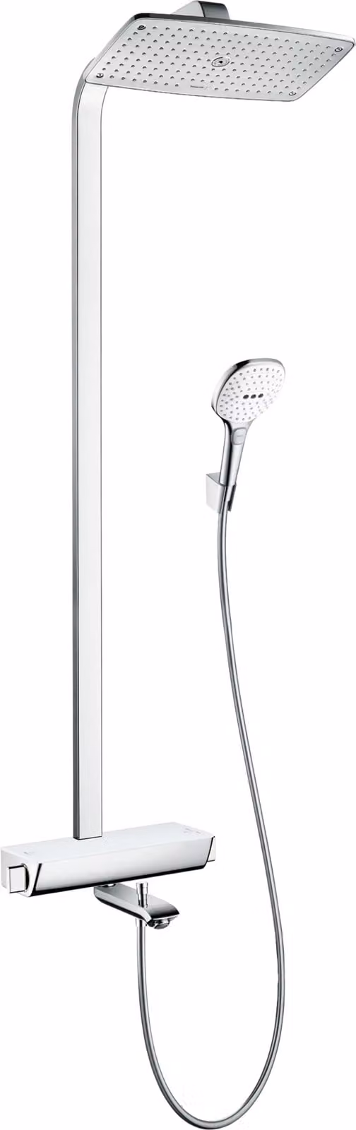 Hansgrohe Showerpipe Raindance Select we. / chr. mit KB Raindance E Air 1jet 360mm Wanne