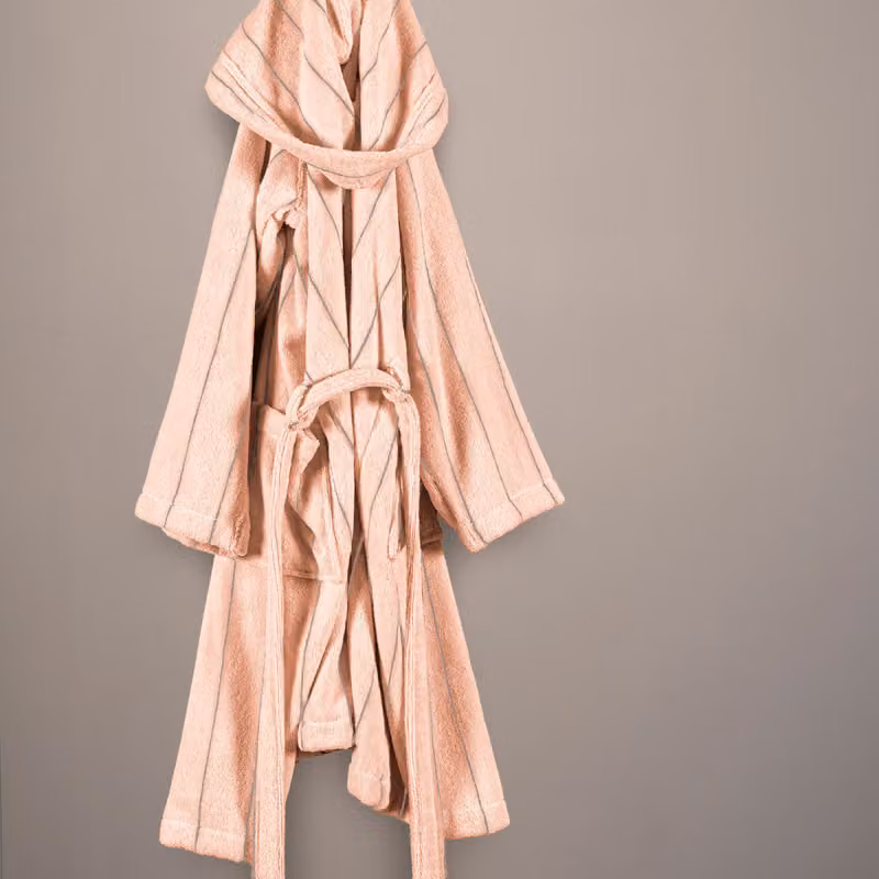 SMART Accappatoio - Taglia: L/XL,Colore: SMART - ROSA CIPRIA/BEIGE