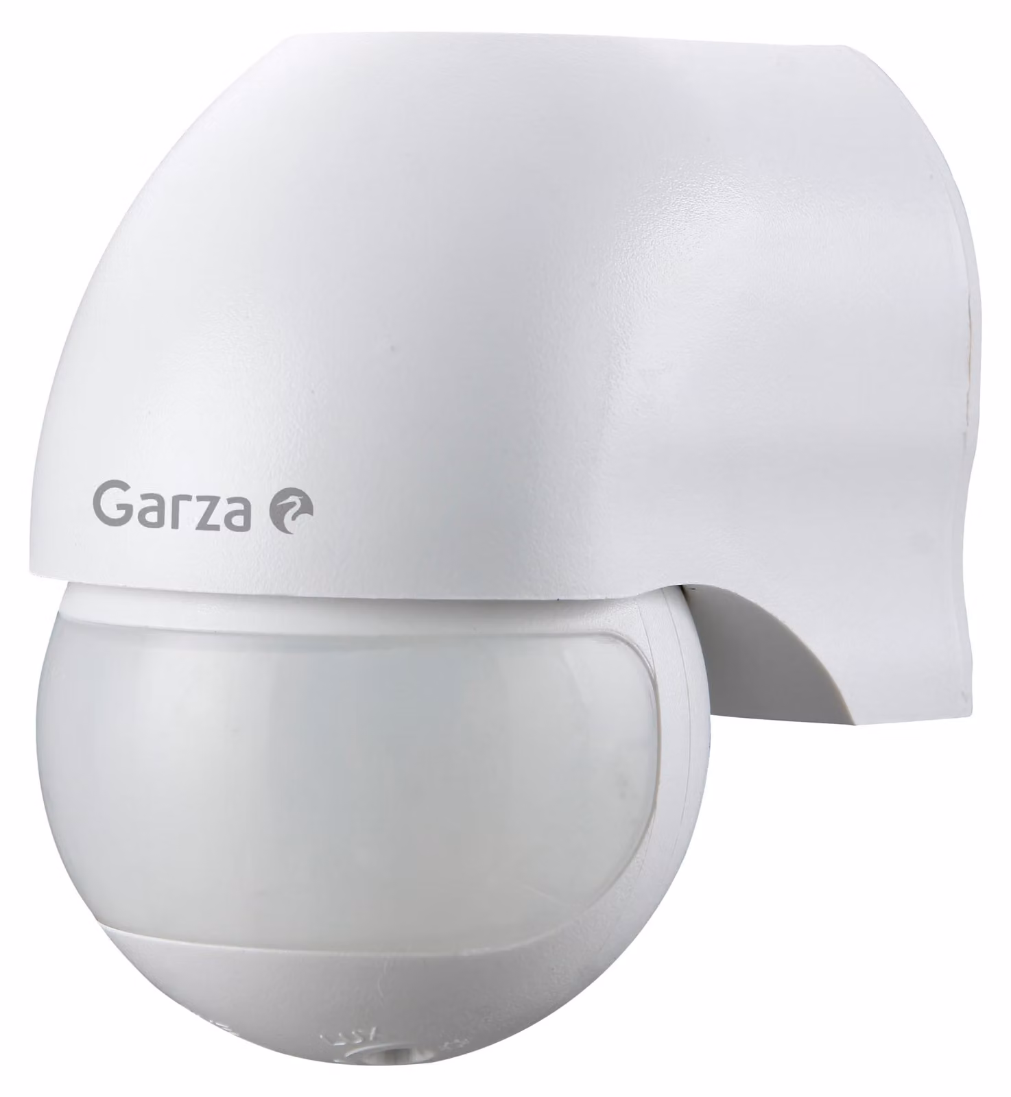 Garza - Sensore di movimento a infrarossi per esterni, modello Reiher, angolo di rilevamento 180°, grado di protezione IP44