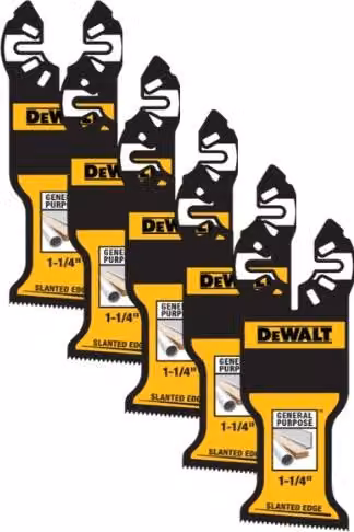 DEWALT 5er Pack BiM Sägeblatt 32 mm