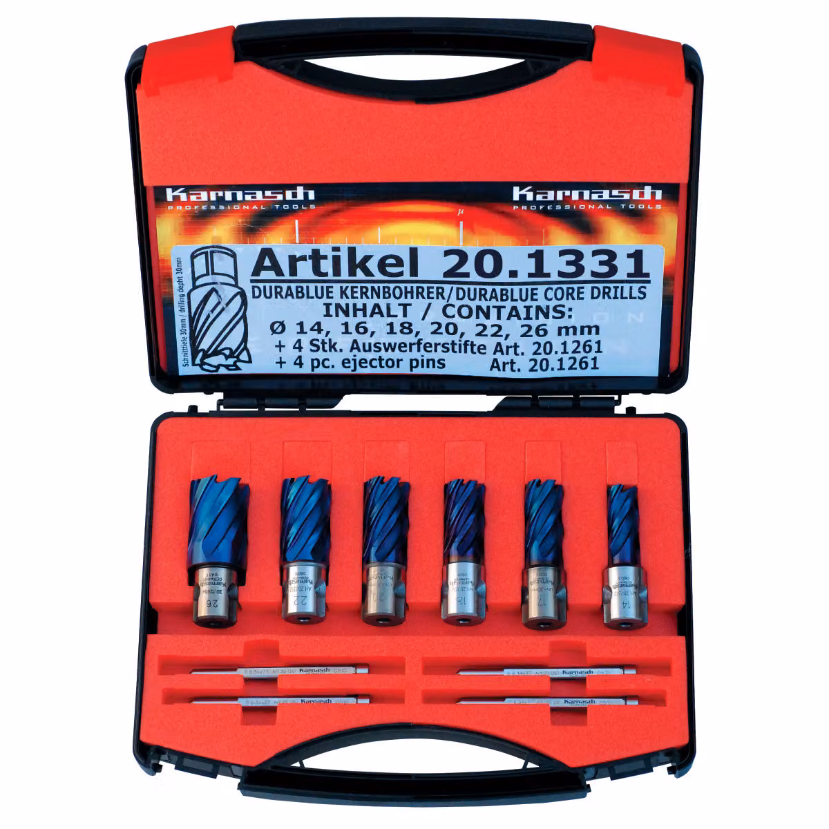 Set di punte a Metallkraft BLUE-LINE PRO 30 Weldon, 38720.1331