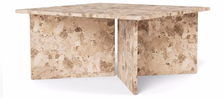 Tavolino Plaris, marmo beige