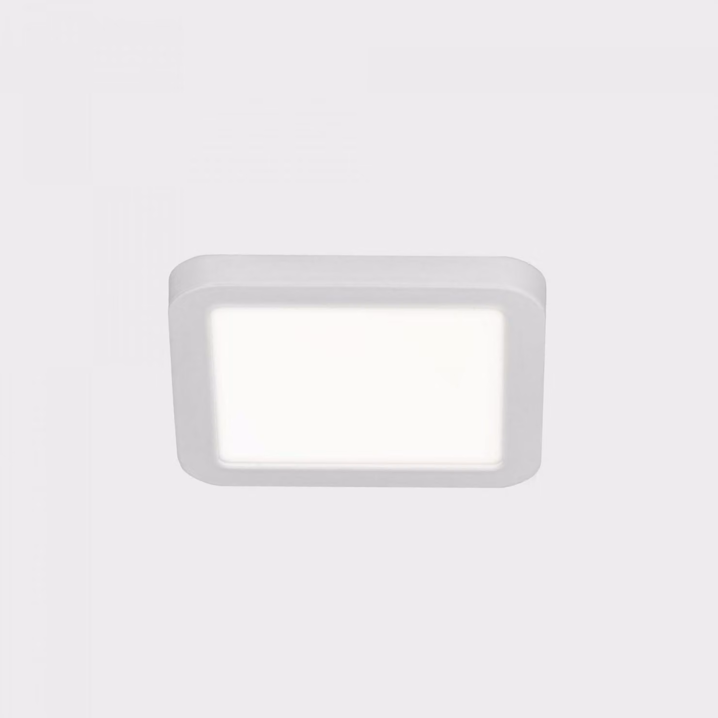 KOHL LIGHTING KOHL-Lighting DISC SLIM SQ apparecchio da incasso con cornice 225x225 mm bianco 24 W CRI 80 4000K PUSH