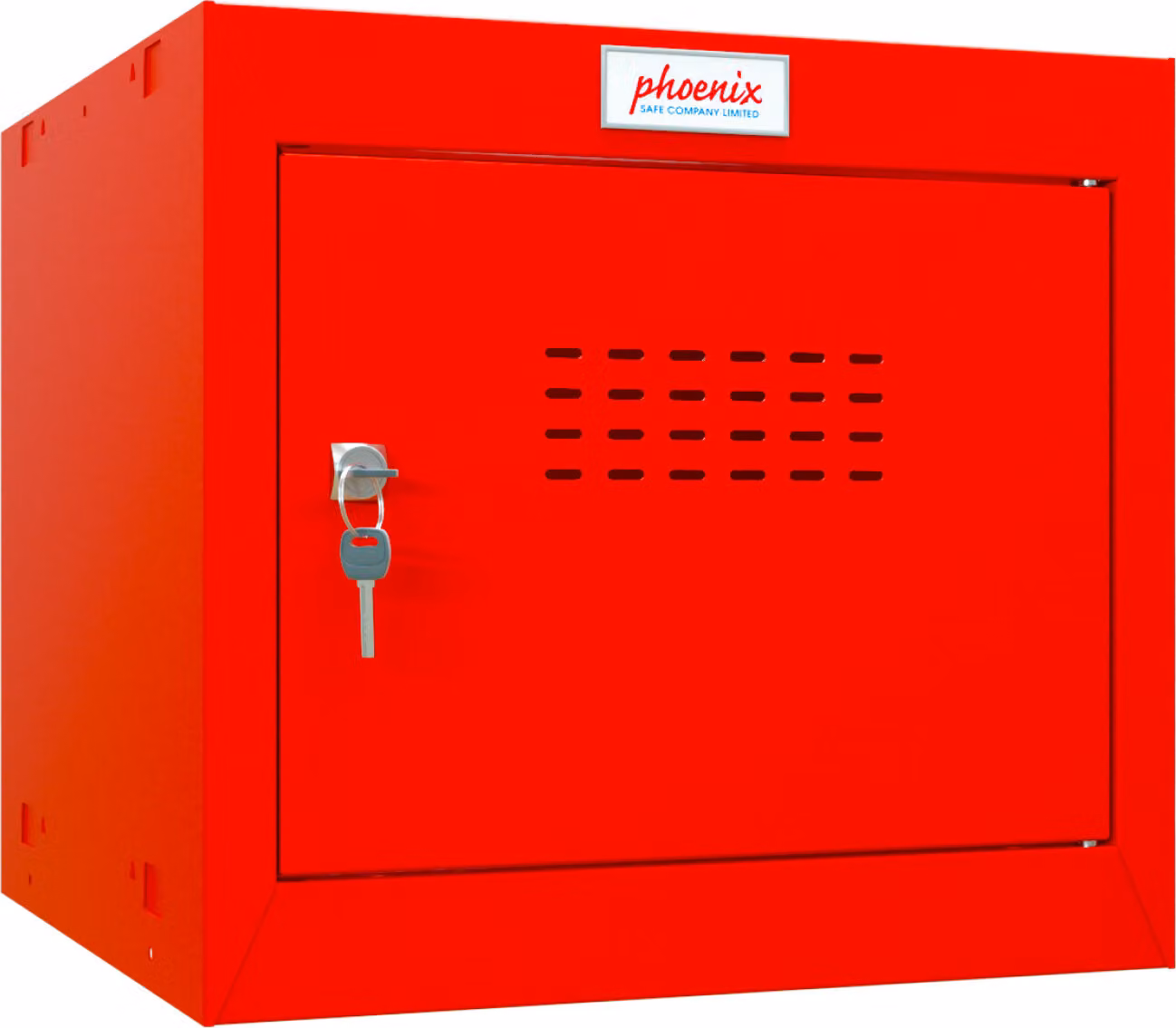 phoenix CL0344RRK phoenix Armadietto a cubo CL0344, serratura a chiave, rosso