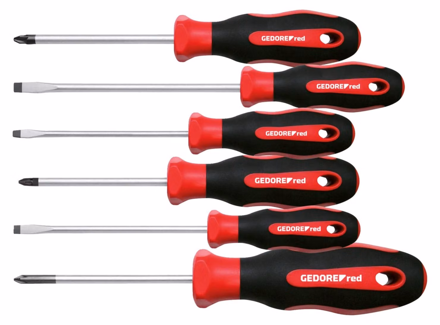 GEDORE rosso R38002106 Set di cacciaviti 2C PZ+SL 6 pezzi, 3301271