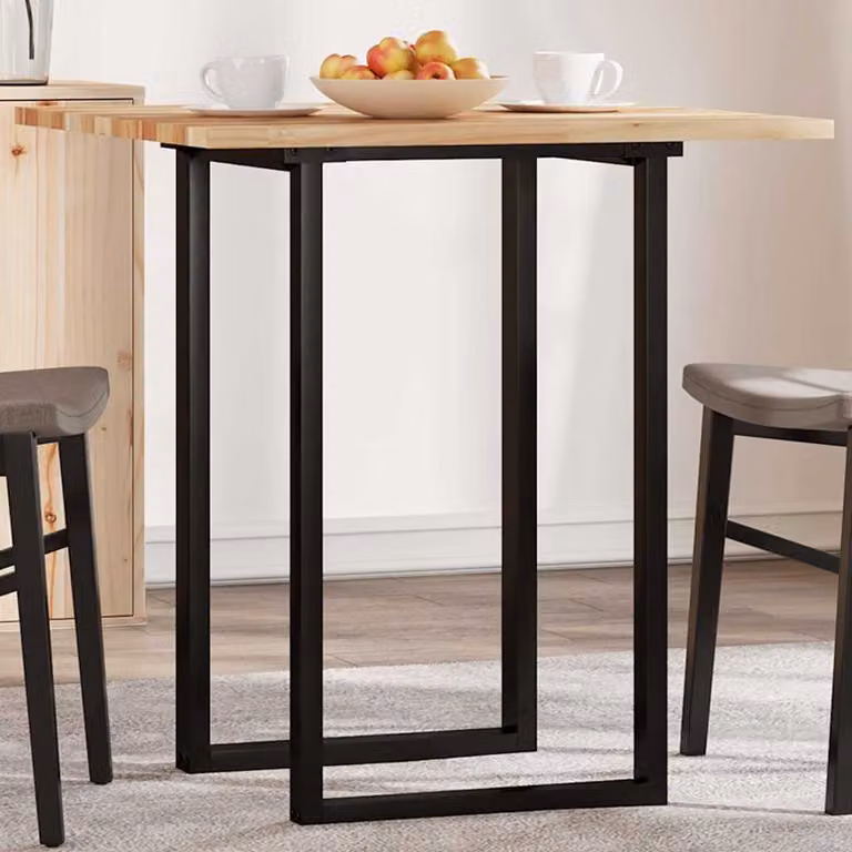 vidaXL Piano Tavolo Quadrato in Legno di Acacia Oliato, Marrone, L 70 x P 70 x H 2 cm