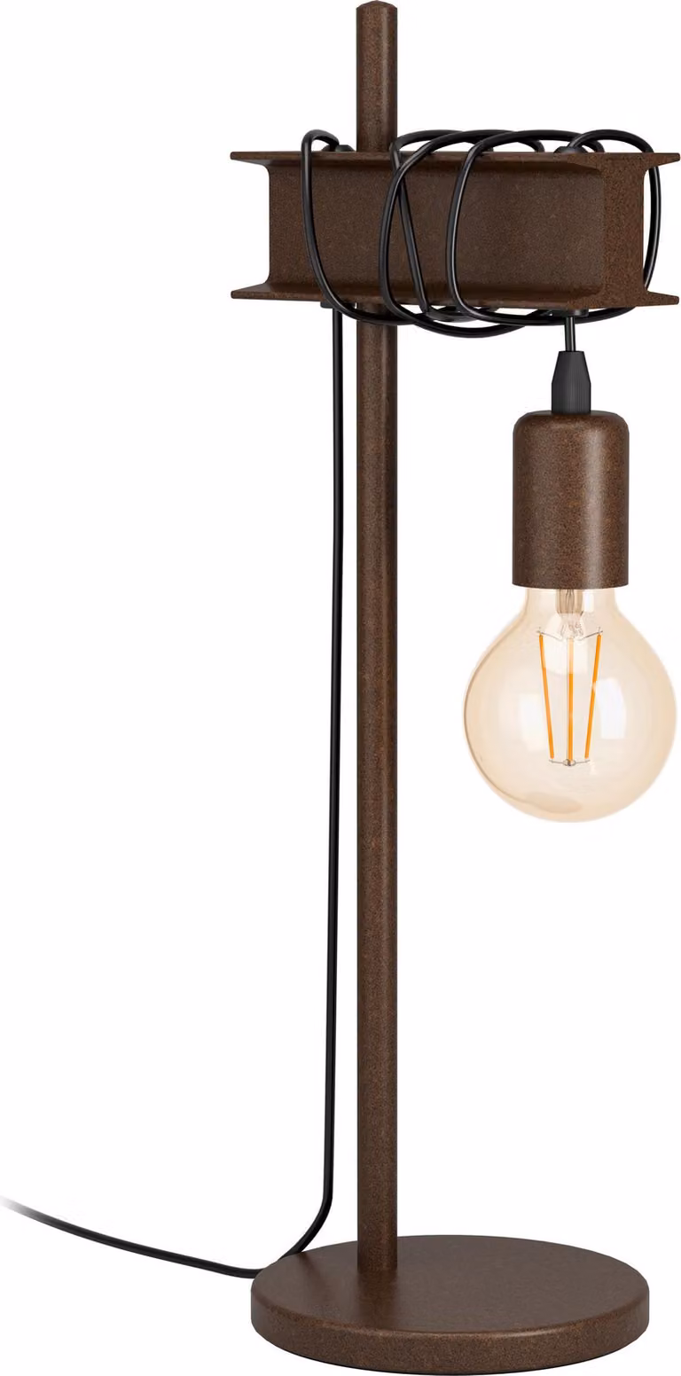 Lampada da tavolo Eglo 43525 TOWNSHEND 4 E27 10 W marrone antico