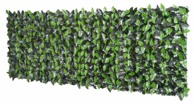 Rotolo Siepe Sempreverde Sintetica per Esterno Verde 300x100 cm