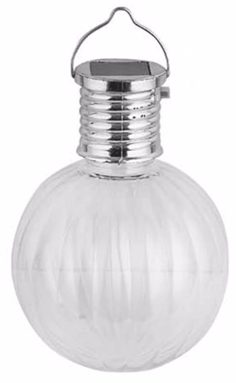Lampada a sospensione solare a LED per giardino, in acciaio inossidabile, 6500 K, confezione da 1