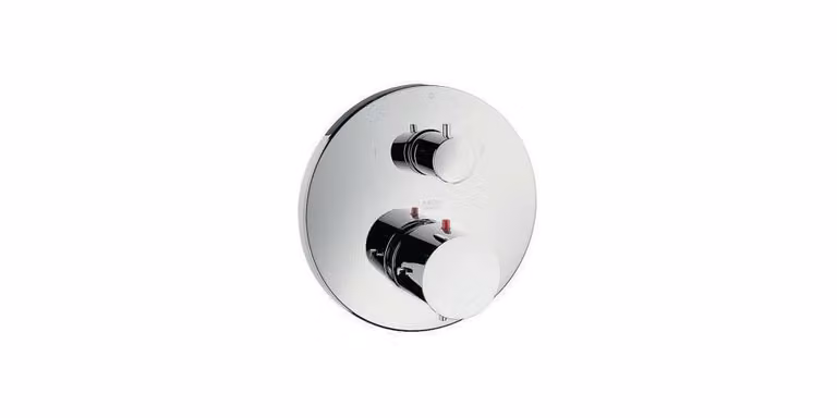 hansgrohe AXOR Starck thermostat encastré avec vanne d'arrêt et vanne de commutation, 10720990, 10720990