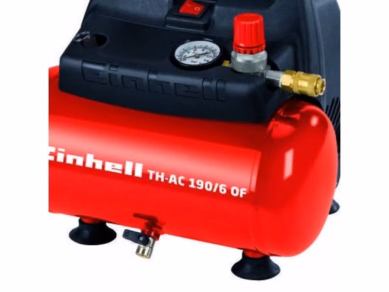 Compressore elettrico Einhell TH-AC 190/6 OF rosso con capacità 6L e pressione 8bar – 2