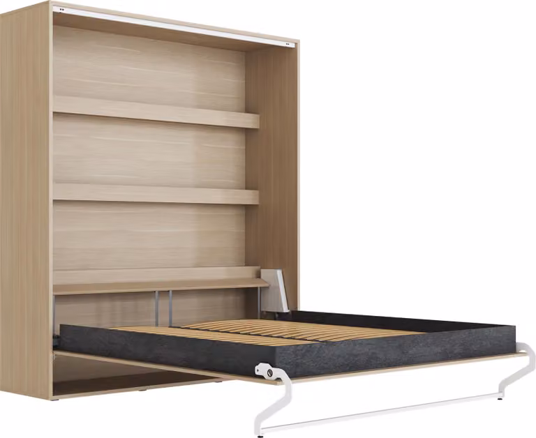 Letto a scomparsa 160x200 verticale M3 profondità 55cm