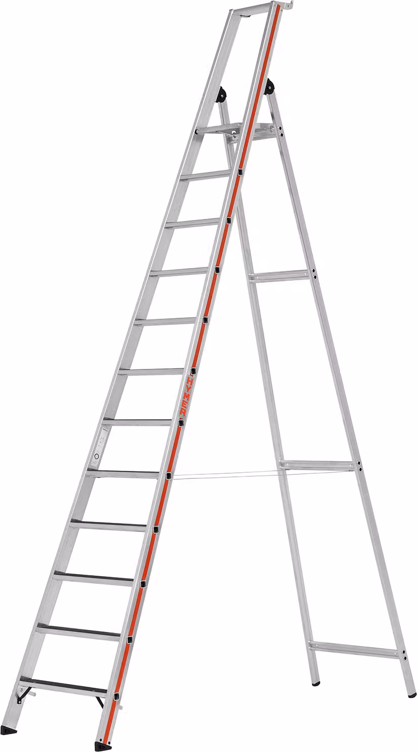Scala a pioli Hymer R13 con piattaforma, 12 gradini