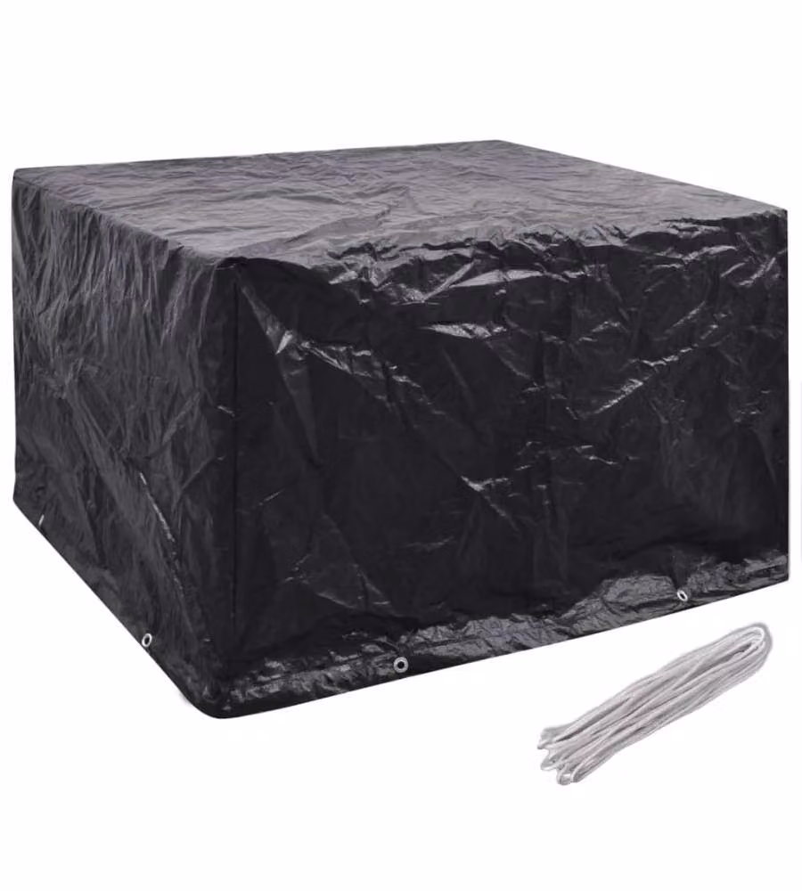 Coperture Arredi Giardino 2 pz 8 Occhielli 135x135x90 cm