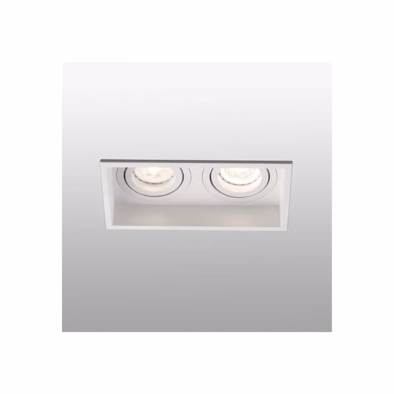Faretto HYDE 2 luci GU10 bianco