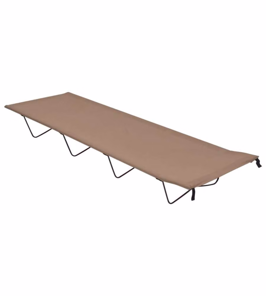 Lettini Campeggio 2pz 180x60x19cm Tessuto Oxford Acciaio Talpa