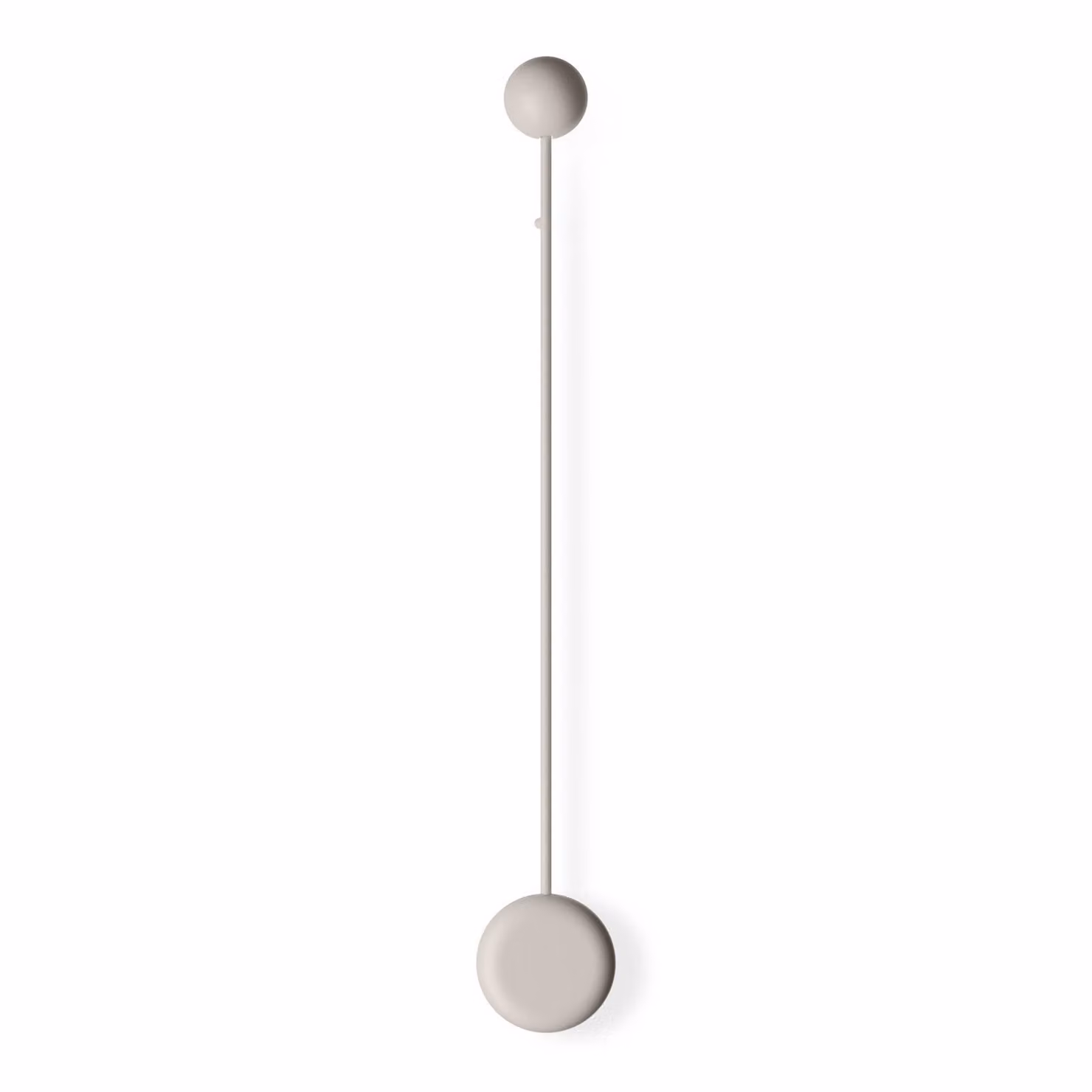 Vibia Applique da parete a LED Pin, Crema / Ambra, Soggiorno / Sala da pranzo, Alluminio, Moderno, Applique a LED