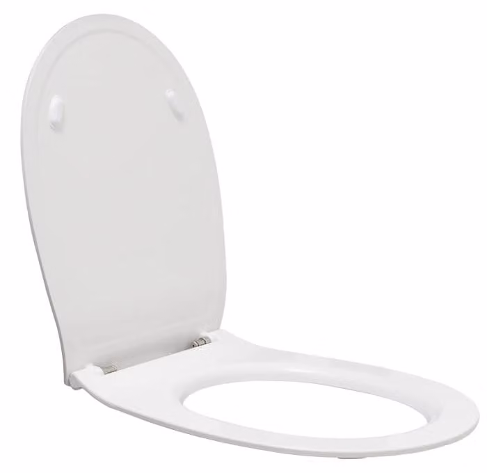 Copertura per WC con sistema di chiusura automatica e ammortizzata