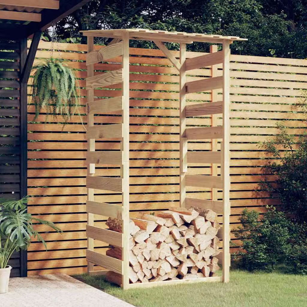 Pergola con tetto vidaXL in legno di pino impregnato, disponibile nei colori verde o marrone, L/P/H: 100 x 90 x 200 cm