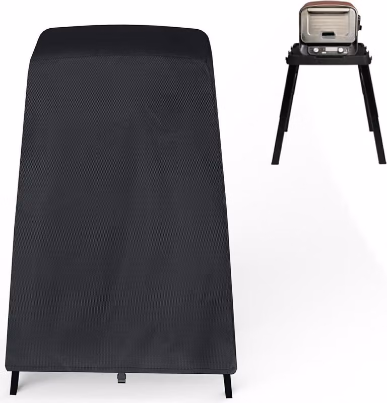 Coperchio per stufa da esterno Ninja Woodfire, resistente alle intemperie, nero