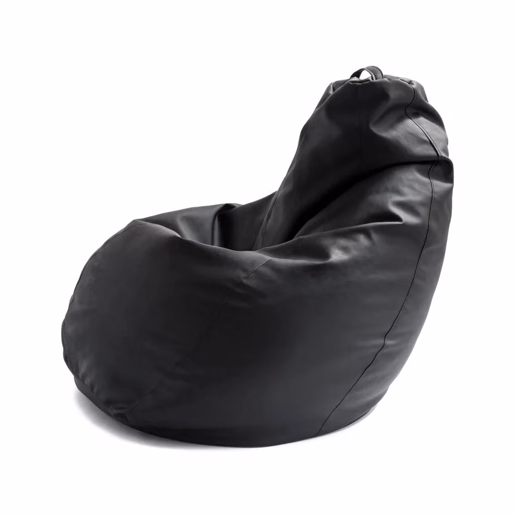 Pouf Asino Talamo Italia in ecopelle nero L: 70 cm, P: 70 cm, H: 110 cm – 2