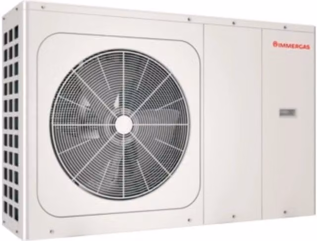 Pompa di Calore Aria-Acqua Inverter Immergas MAGIS M12-T R-32 Trifase Bianca con Comando e WiFi 3.032378