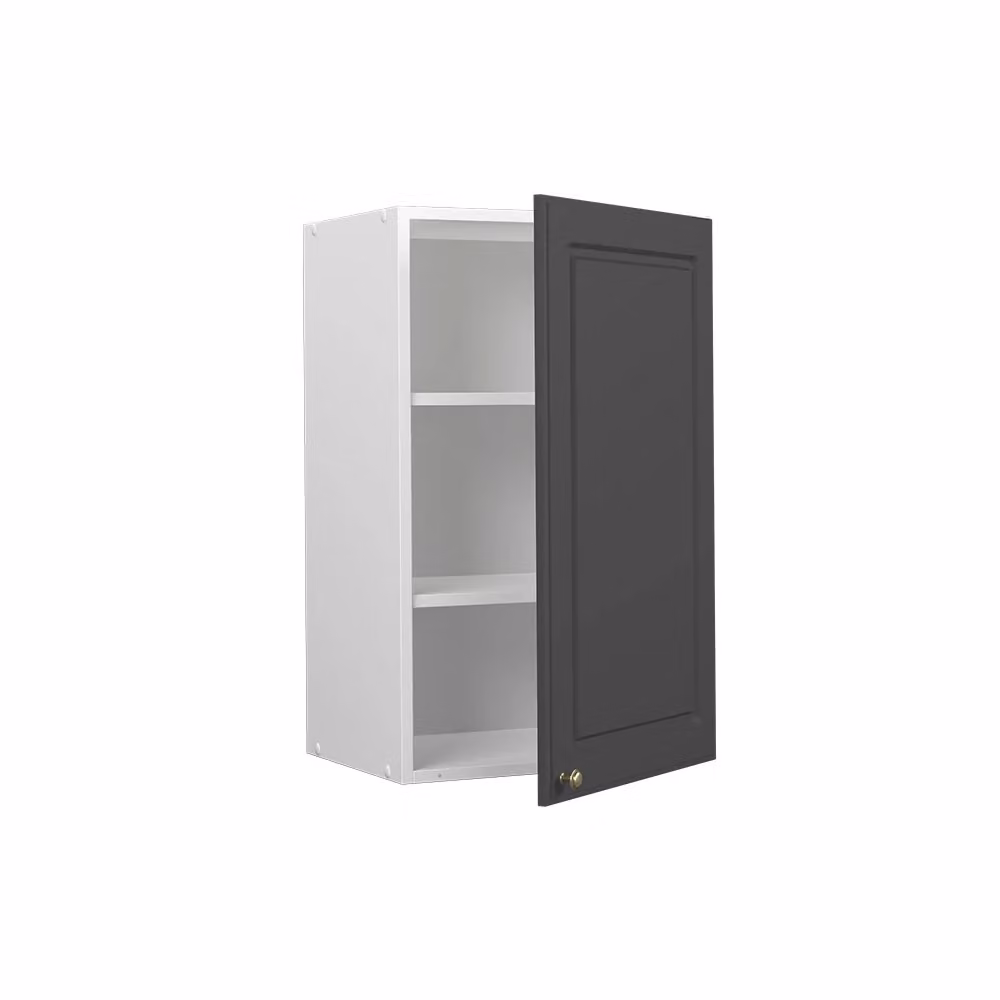 Mobile bagno sospeso Vicco Fame-Line colore antracite e oro L: 45 cm, H: 72 cm – 2