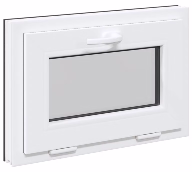 Finestra per Soffitta RISOR 60 x 40 cm PVC e Vetro Antracite
