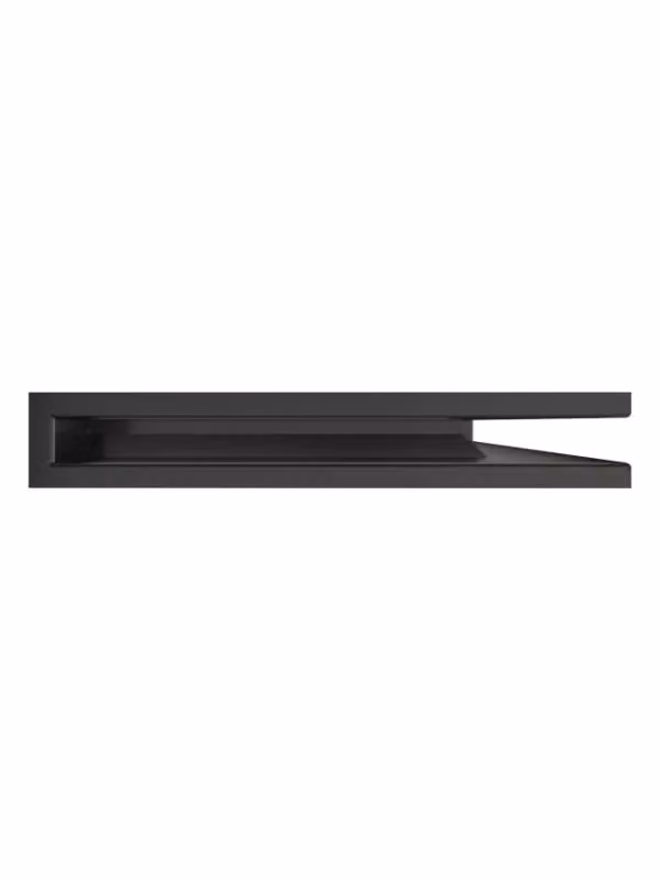 Griglia di ventilazione angolare per camino Loft Angle destra Outinfire in acciaio inossidabile colore grafite L: 60 cm, P: 40 cm, H: 60 cm – 2