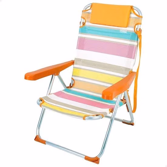 Letto a due piazze per bambini - Opportuno e portatile, unisex, beige con guanciale e moschettone