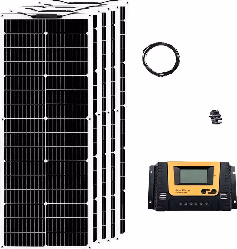 Pannello solare, alta efficienza, design flessibile, kit solare 12V400W