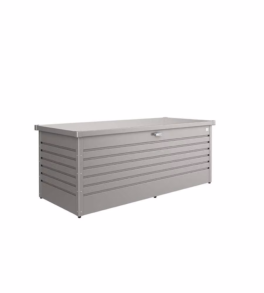 Baule da esterno 180 grigio quarzo metallizzato