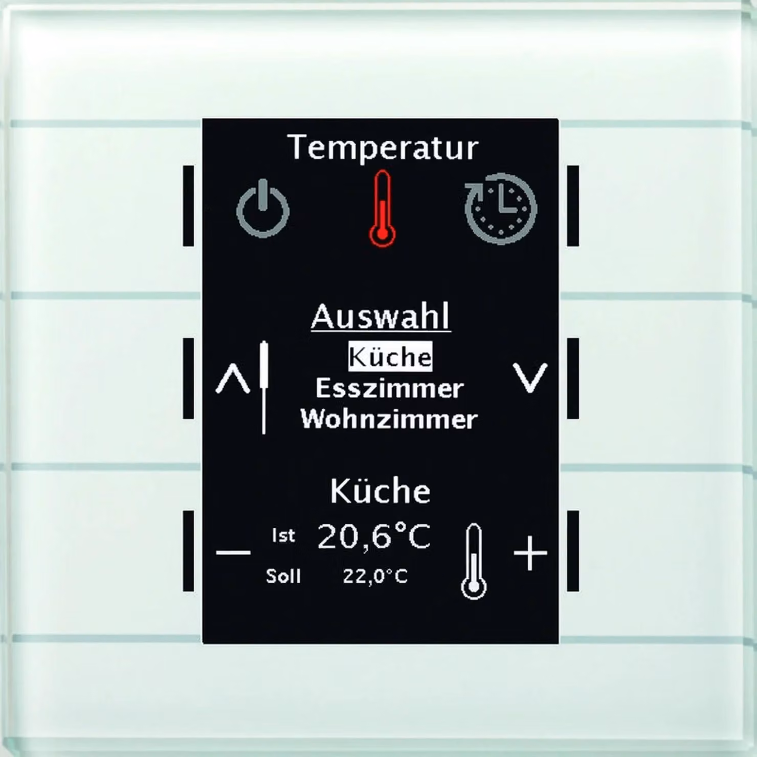 MDT KNX Centralina in vetro, Smart, bianca, 1 pz.