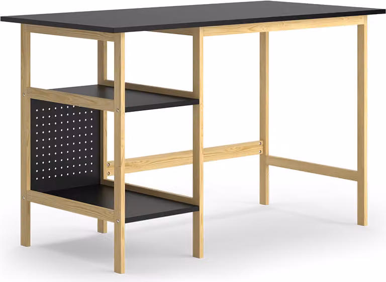Scrivania Vicco Elvia Nero 120 x 60 cm, Model 51634