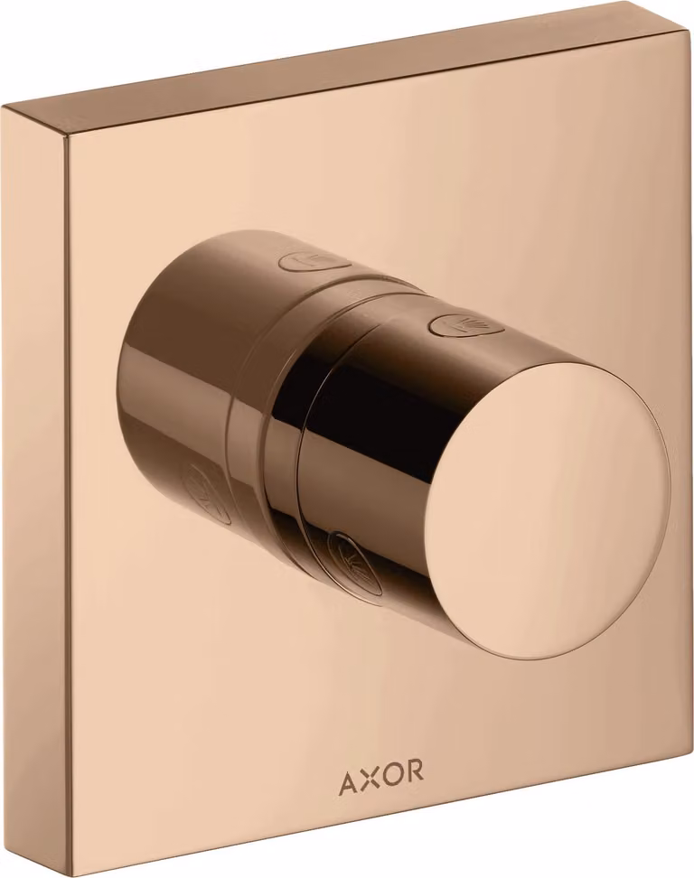 hansgrohe AXOR Starck ShowerSolutions Trio/ Quattro 120/120 ShowerSolutions Vanne d'arrêt et de commutation encastrée, 10932300, 10932300