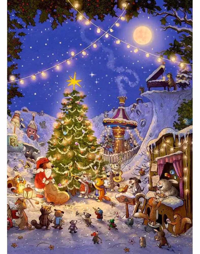 Calendario dell'Avvento sonoro Buon Natale a tutti