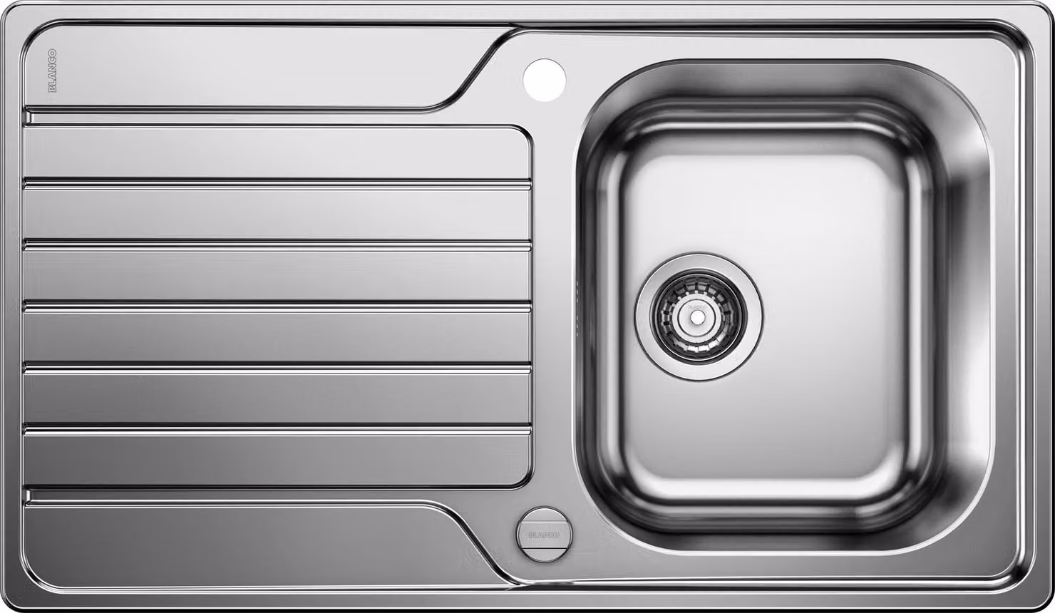 Blanco DINAS 45 S lavello 860 x 500 mm acciaio inox spazzolato 523378