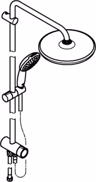 GROHE Tempesta System 250, 1 pezzo