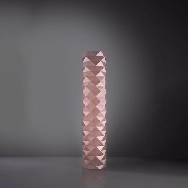 Piantana Moderna Prisma Polilux ® Pink Metal E Metallo 3 Luci E27 H122Cm