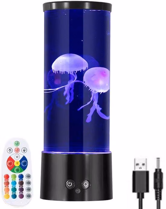 Kit illuminazione per acquario - LED - 16 colori - Lampada lava - Luce notturna - Telecomando