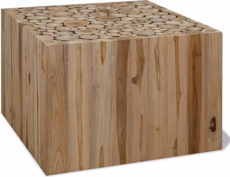 Maison Exclusive - Tavolino in teak 50x50x35 cm
