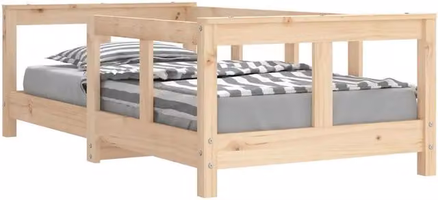 Giroletto per Bambini | Letto Infantile | Lettino 70x140 cm in Legno Massello di Pino