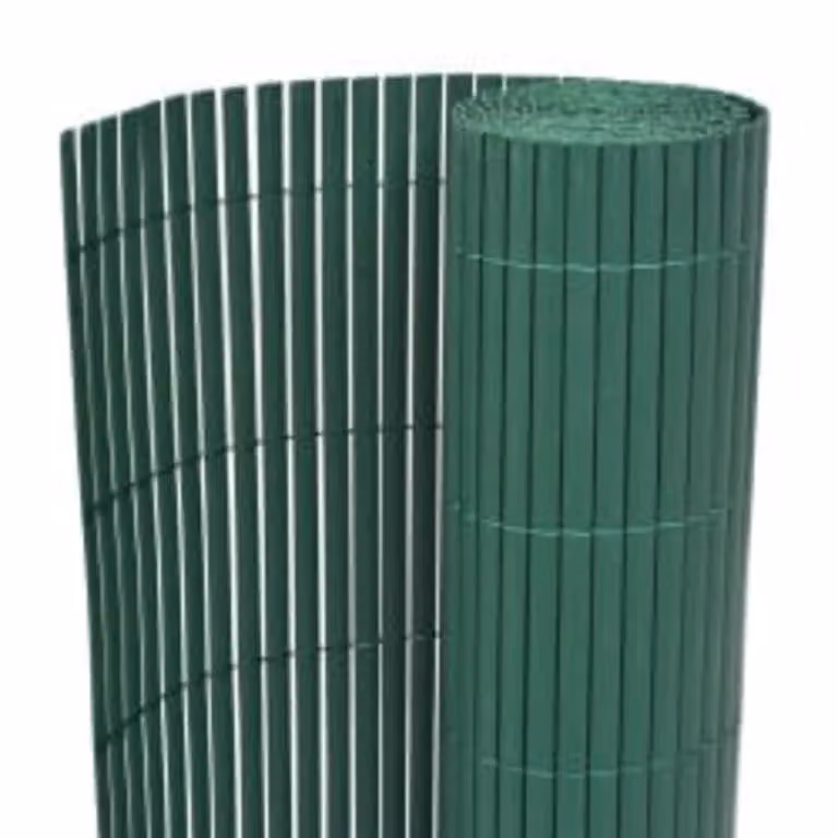vidaXL Recinzione da giardino bifacciale 110x300 cm Verde
