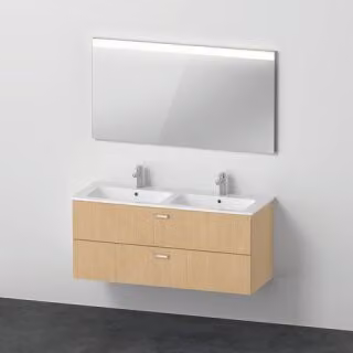 Set di mobili Duravit XBase 2 cassetti, 130 cm, rovere naturale