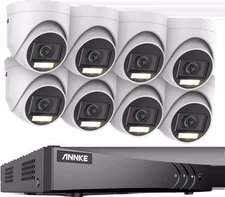 Sistema di sorveglianza di sicurezza, 8 telecamere, risoluzione 5MP, resistente alle intemperie, kit 8CH DVR 8pcs, 2T