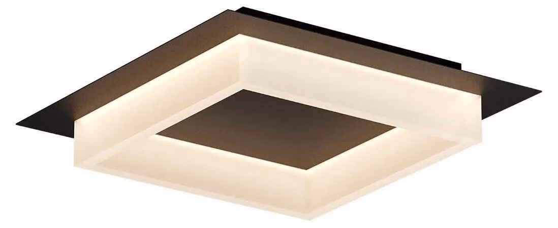 PERIMETRO PL LED – altezza 35 cm, larghezza 8 cm, 28 W - Nero