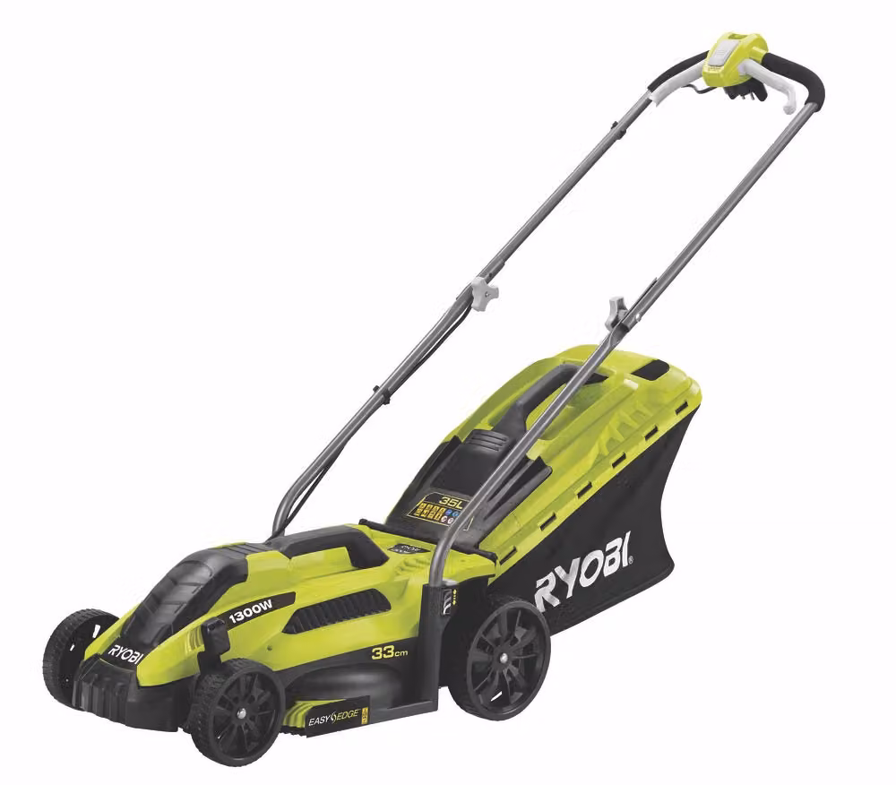 Ryobi RLM13E33S - Tagliaerba a spinta - 33 cm - 2 cm - 6 cm - Lame del rotore - 35 l